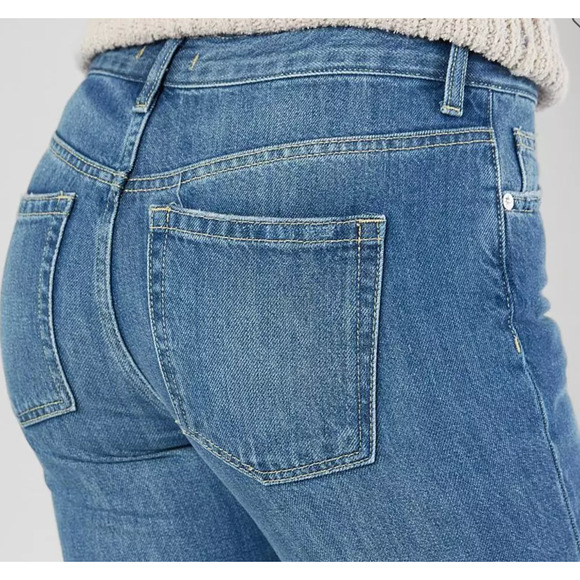 NWT Free People Maggie Straight Jean sequoia blue size 26 - Picture 2 of 5